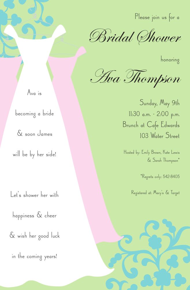 Chic Dresses Invitation