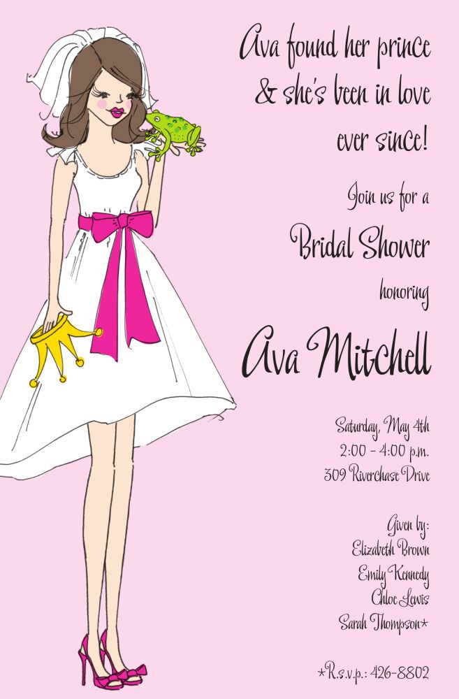 Prince Froggy Invitation