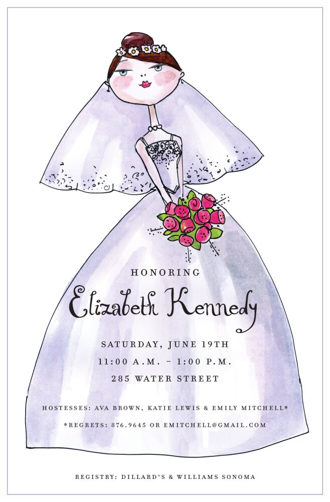 Miss Bride Invitation
