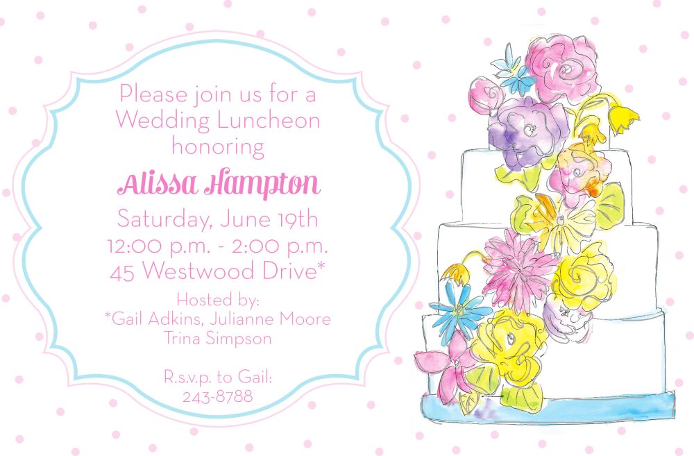 Sweet Layers Invitation