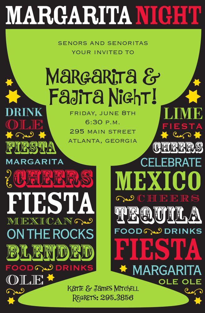 Margarita Speak Invitation