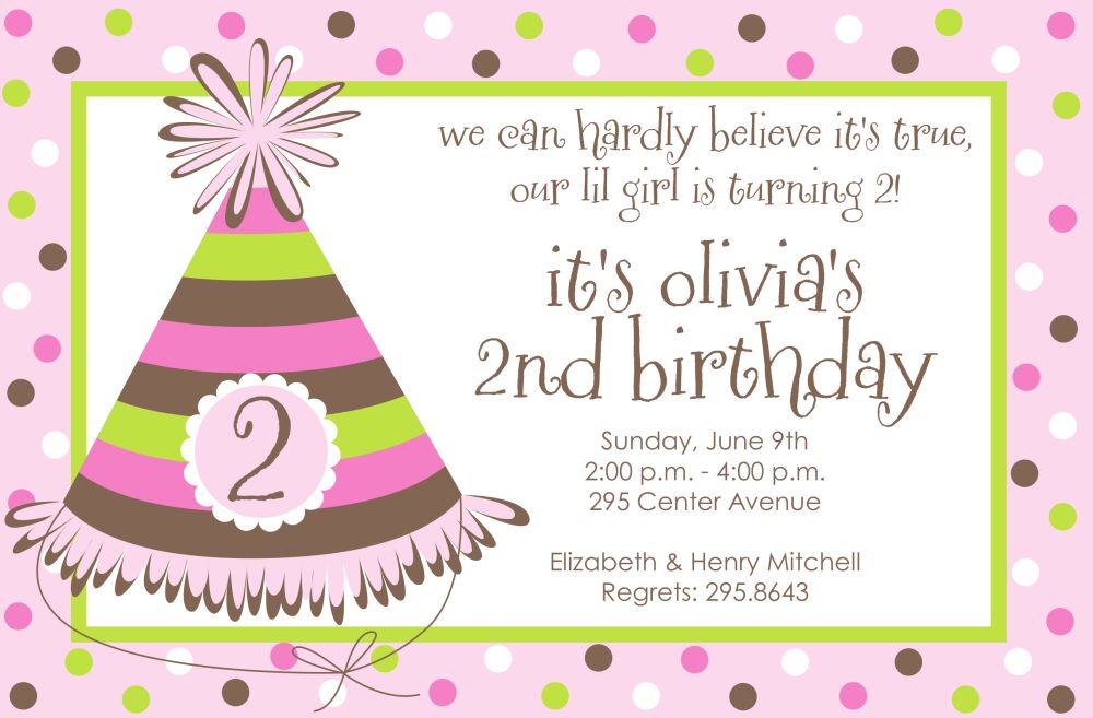 Party Pink Invitation