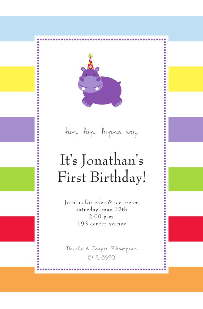 Hippo Invitation