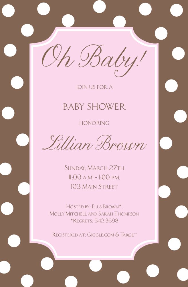 Blush Drops Invitation