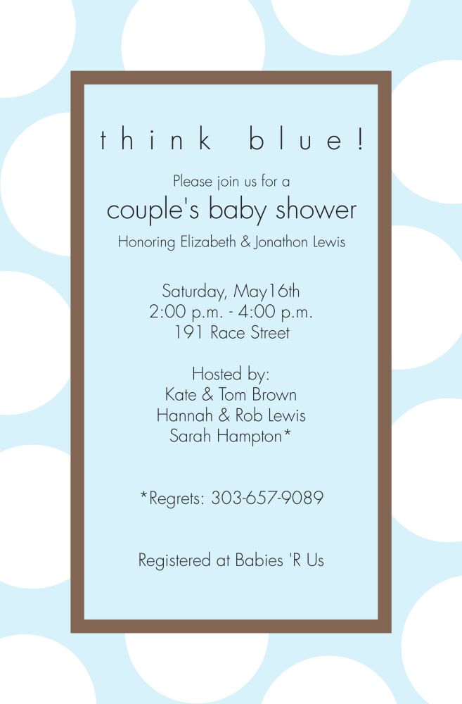 Spots Sky Invitation