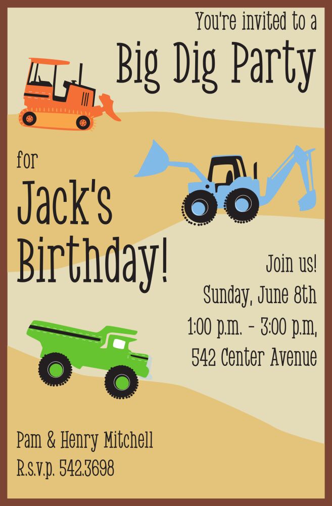Dig Invitation