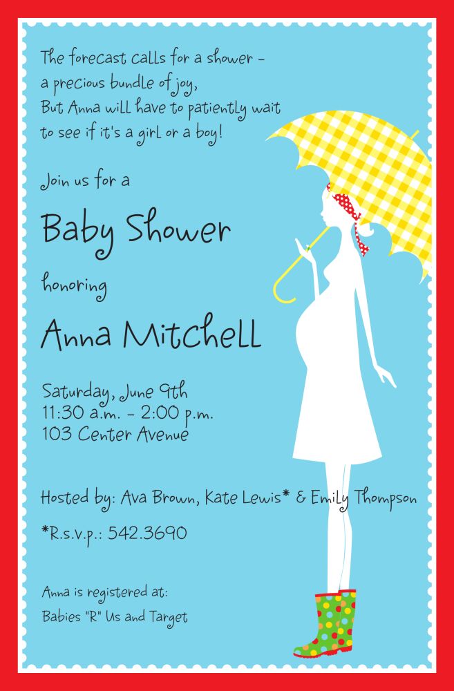 Baby Lady Invitation