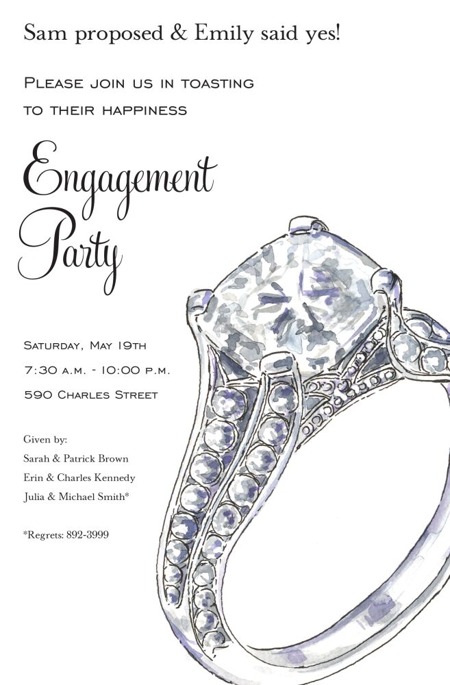 Big Sparkle Invitation