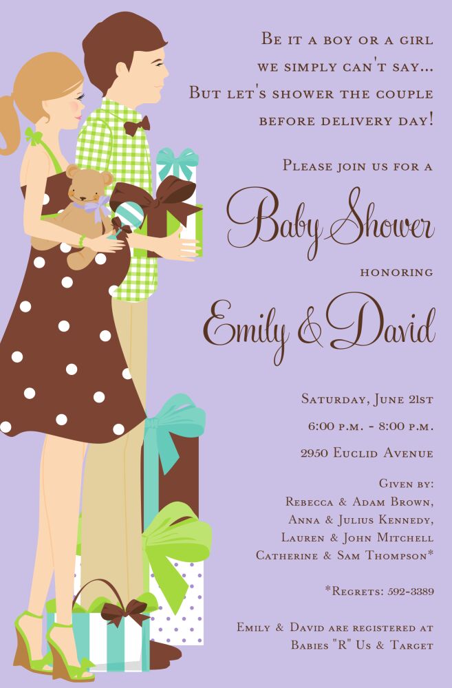 Expectant Duo Invitation