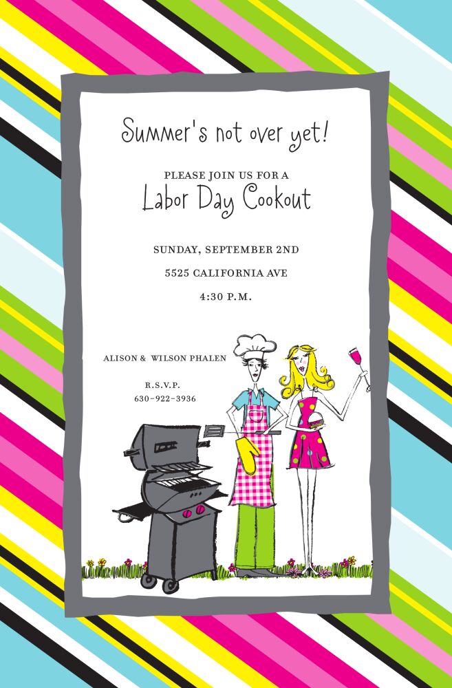 Cookout Couple Invitation