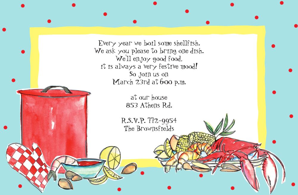 Boil Invitation