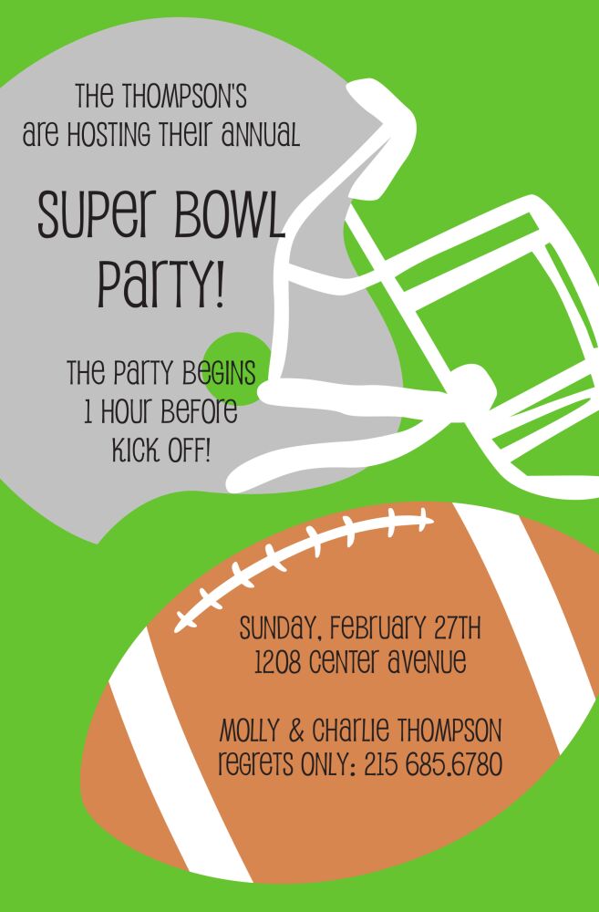 Football Invitation