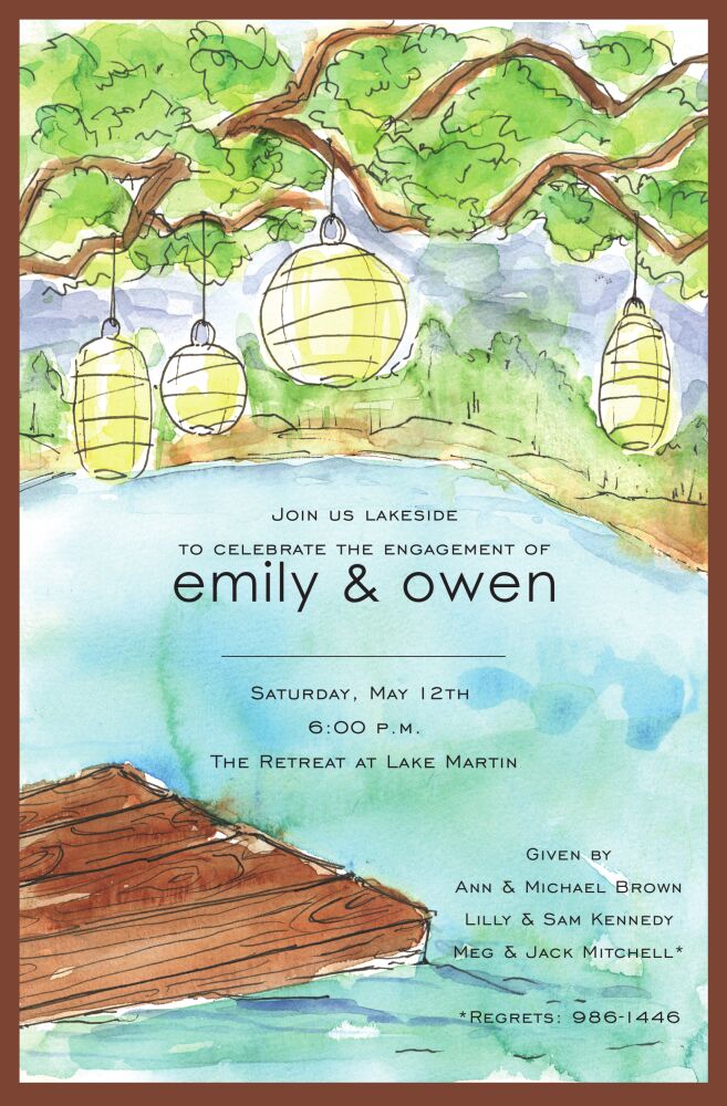 Lakeside Invitation