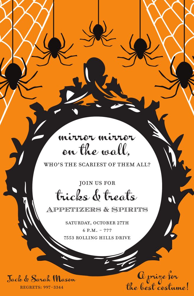 Goth Frame Invitation