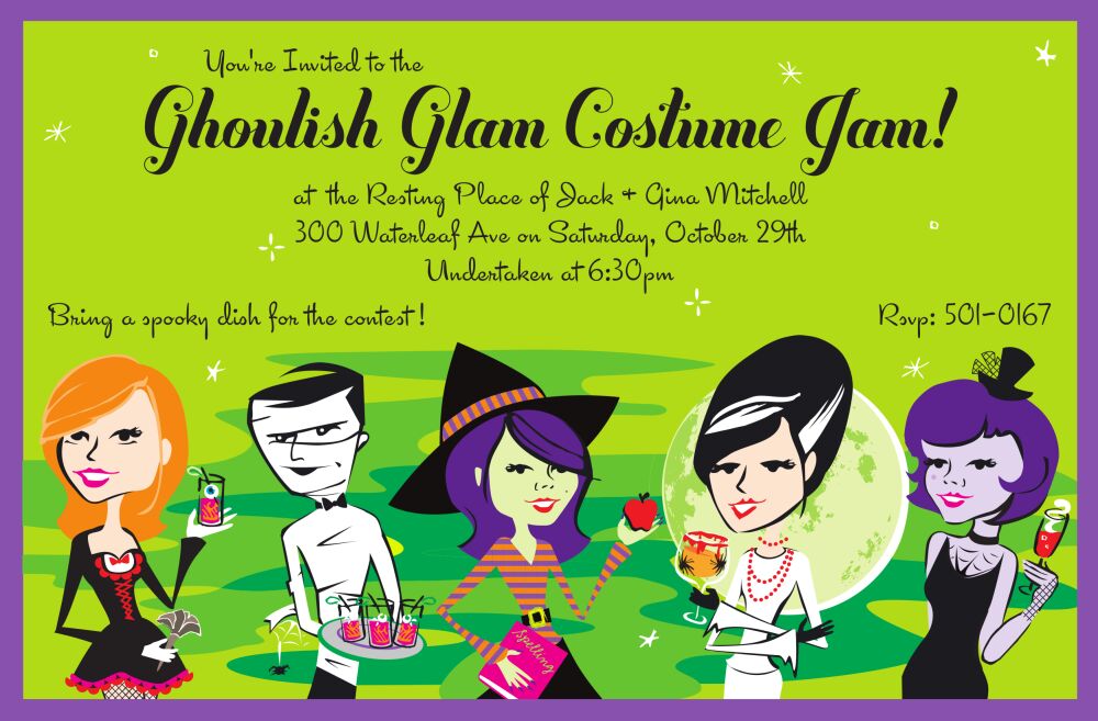 Costume Jam Invitation