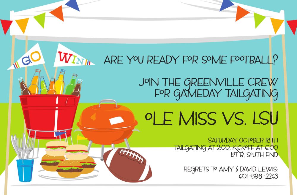 Tailgate Invitation