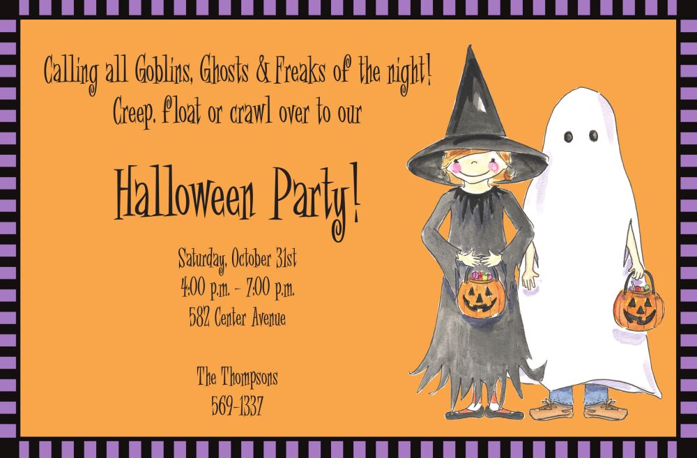 Spooky Kids Invitation