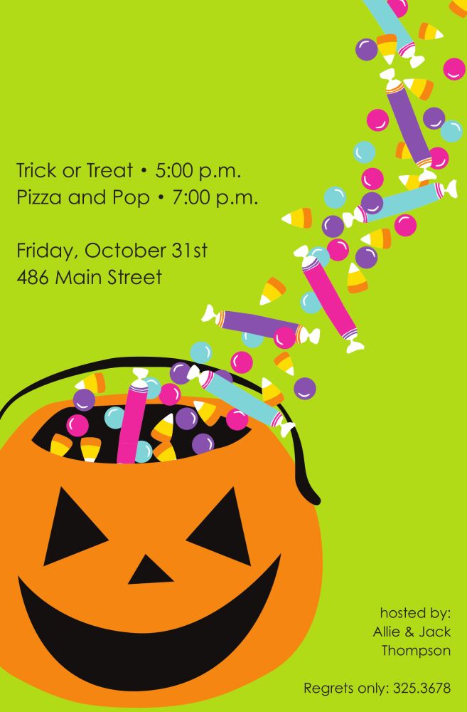 Spooky Goodies Invitation