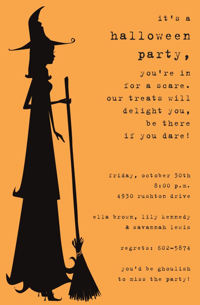 Witch Invitation