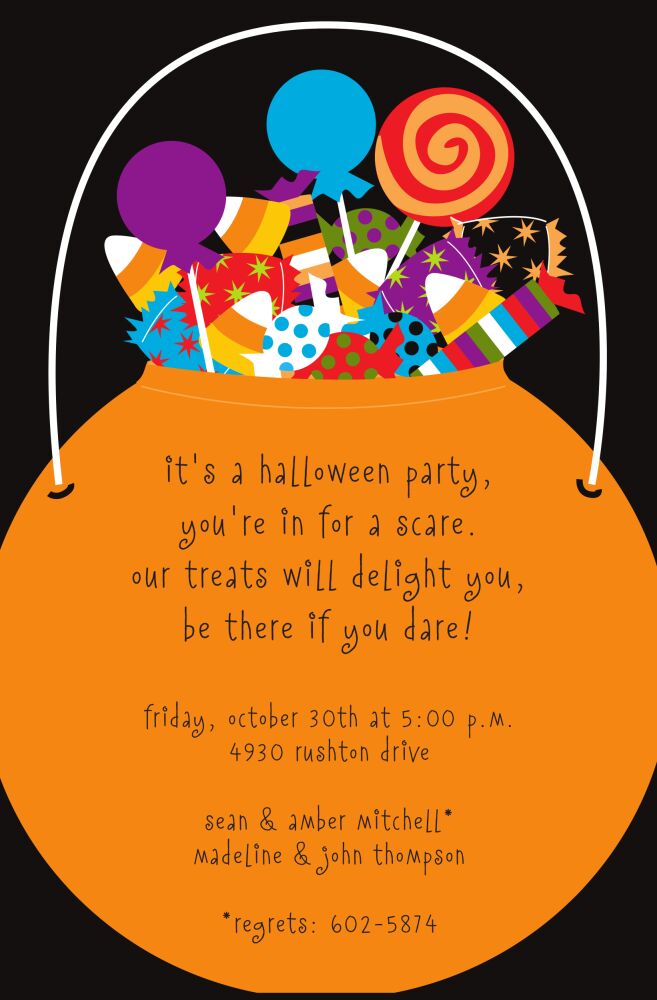 Halloween Loot Invitation