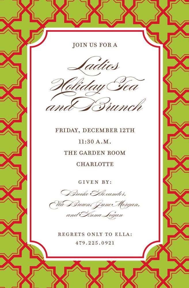 Mosaic Star Invitation