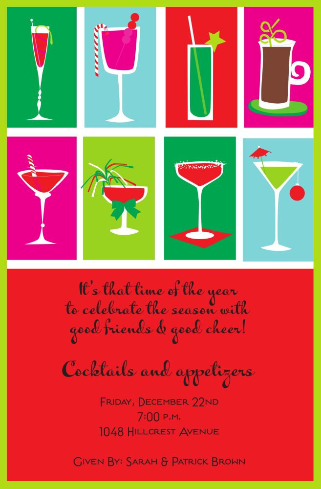 Merry Sips Invitation