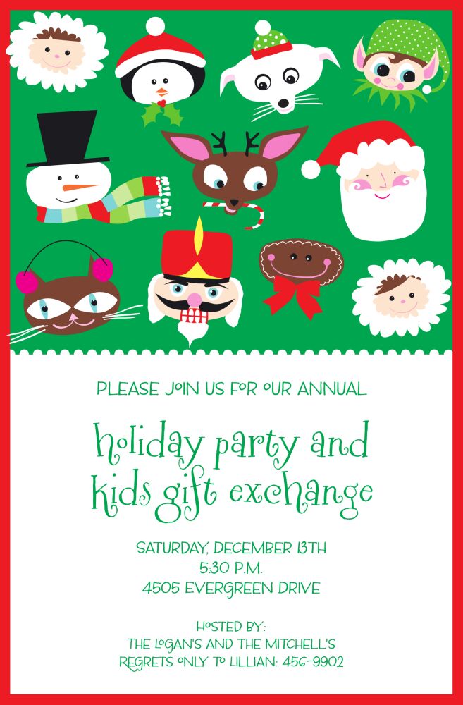 Fun Holidays Invitation