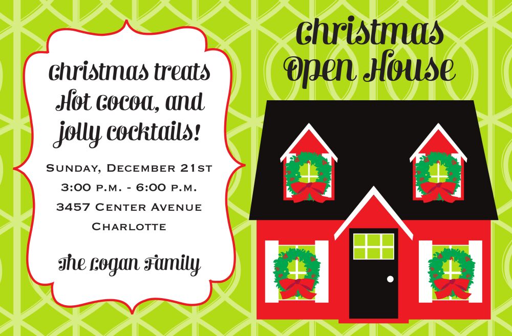 Festive House Invitation
