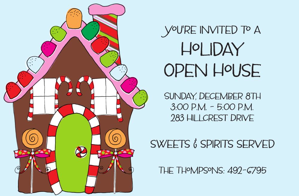 Sweet House Invitation