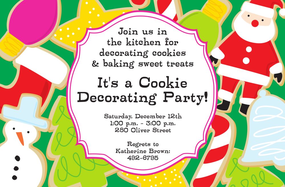 Holiday Treats Invitation
