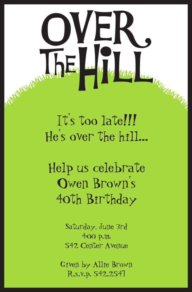 Hill Invitation
