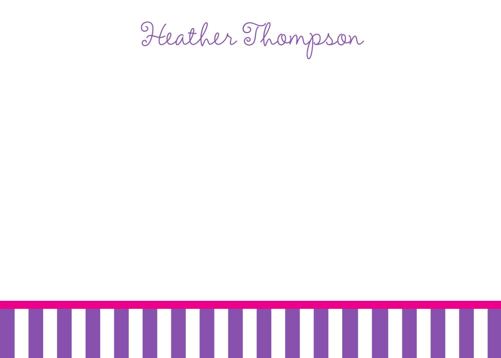 Spin Stripe Flat Note