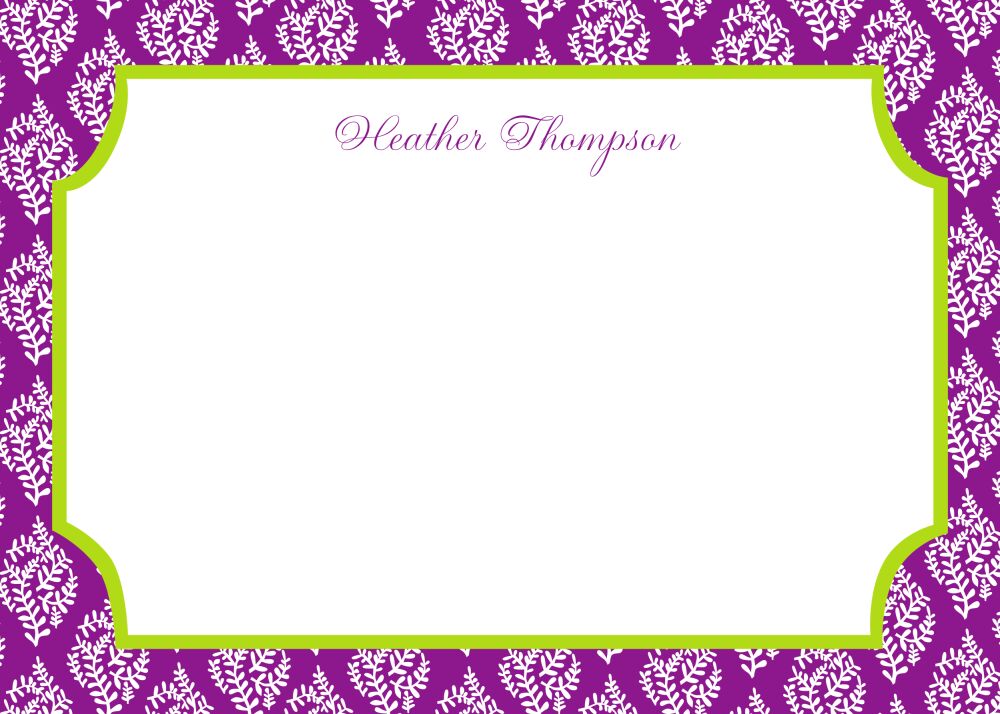 Leaf Decor Flat Note