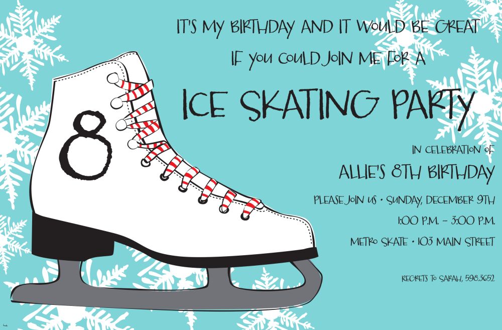 Sweet Skate Invitation