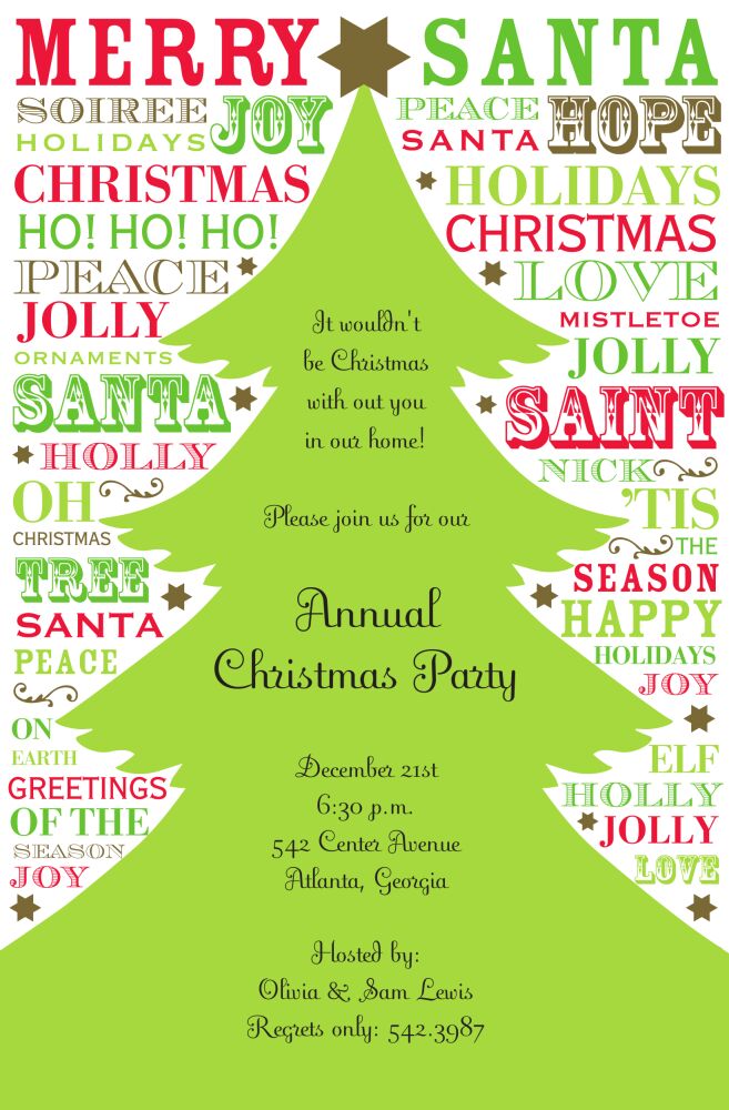 Tree Speak Invitation