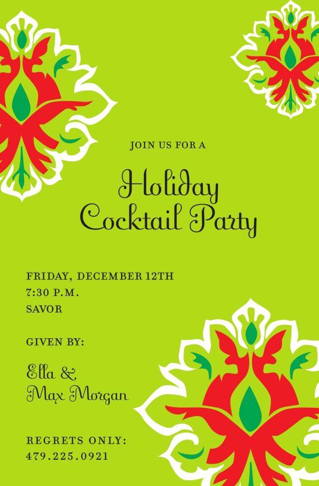 Galla Green Invitation