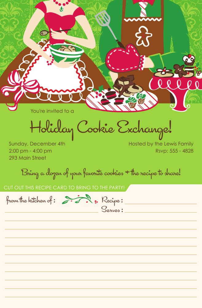 Baking Couple Invitation