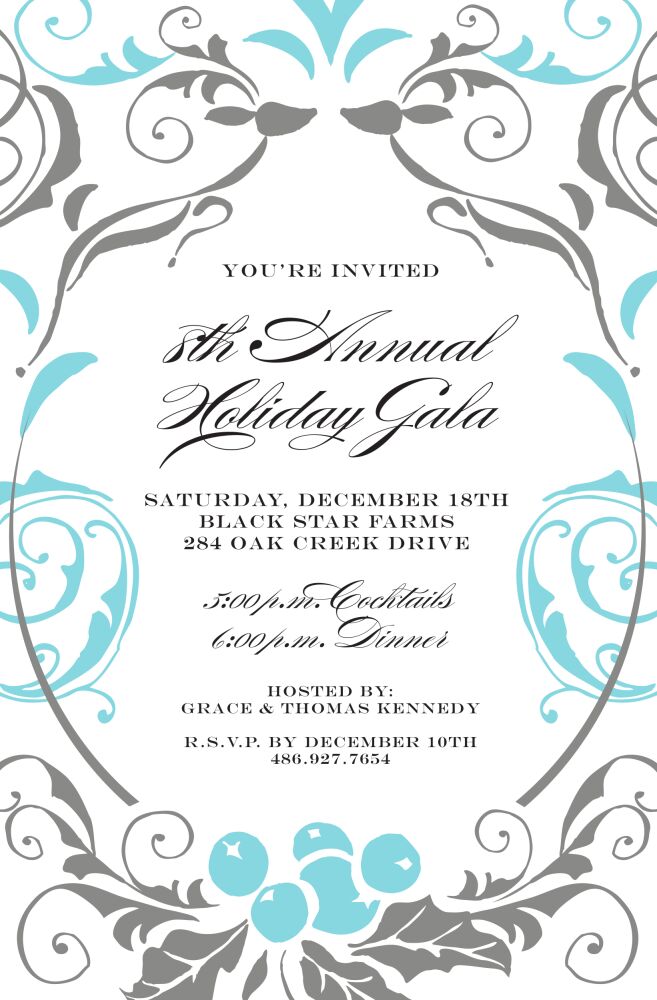 Frosty Charm Invitation