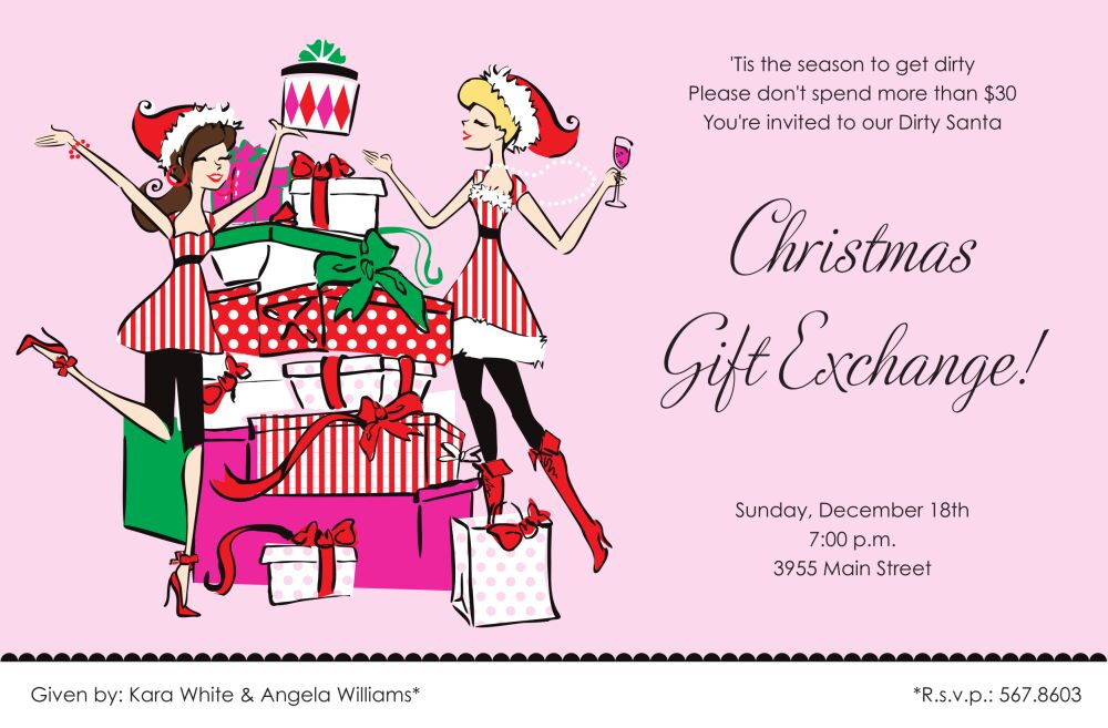 Gift Glee Invitation