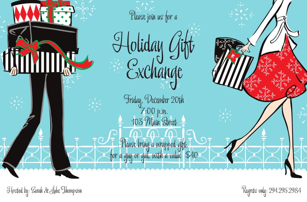 Merry Shopping Invitation