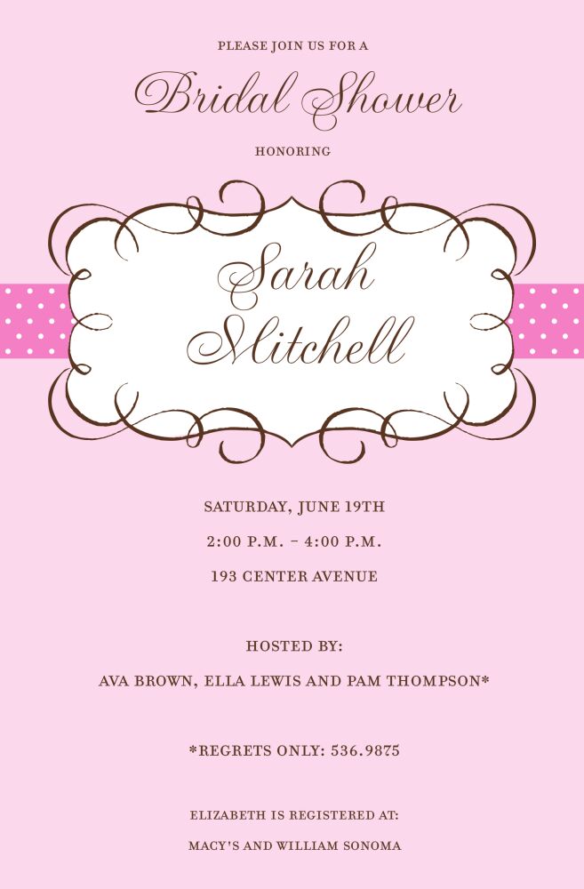 Pink Grace Invitation