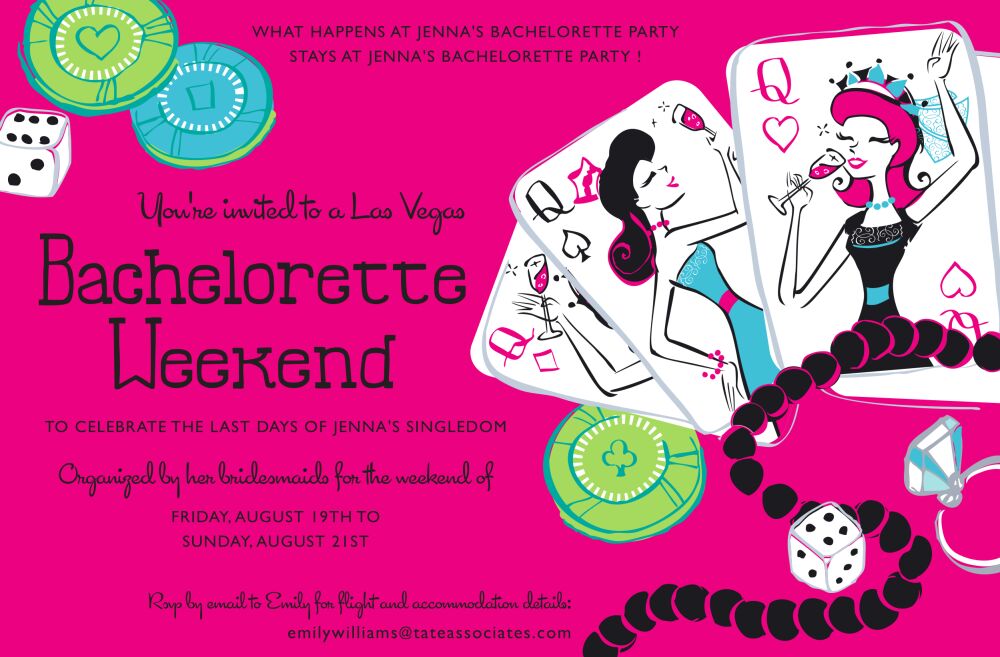 Queens of Heart Invitation