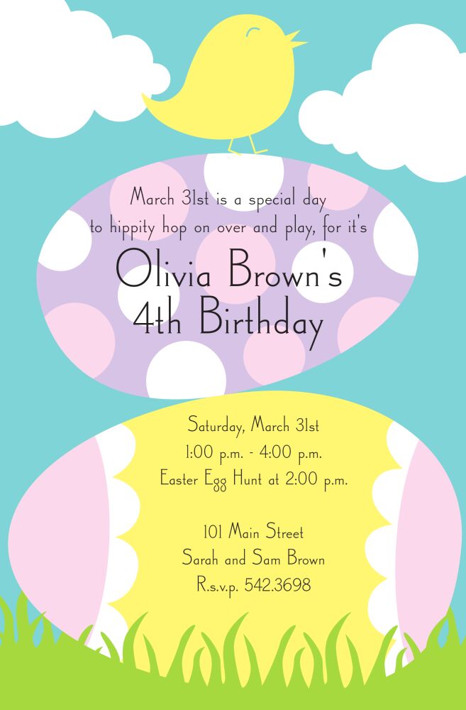 Chick Stack Invitation