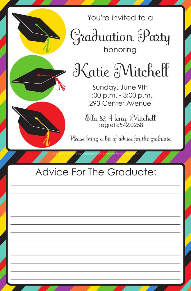 Grad Advice Invitation