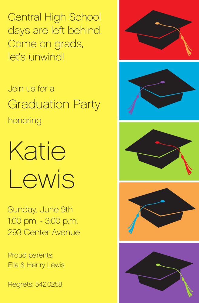 Grad Festival Invitation