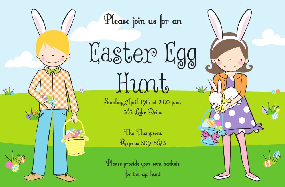 Easter Kids Invitation