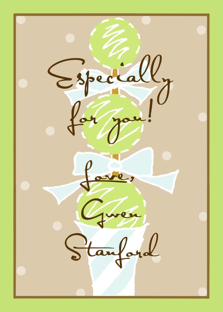 Topiary Lime & Chocolate Sticker