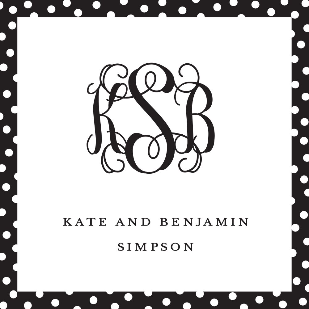 Dotted Edge Black Sticker