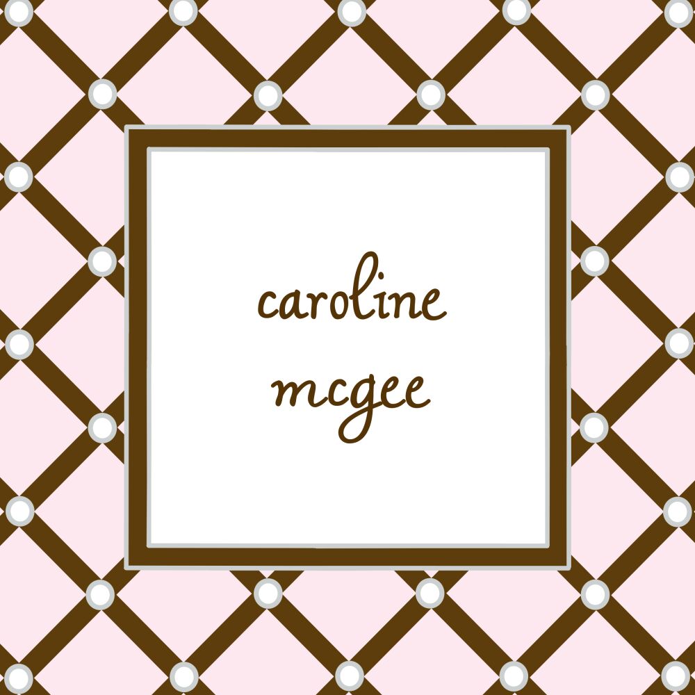 Square Diamonds Pink Flat Enclosure Card