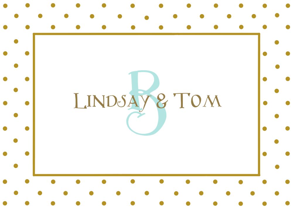 Gold Dots Enclosure Card